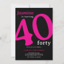 Search for turning 40 invitations Typography
