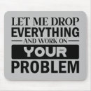 Search for office satire mousepads Work