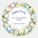 Search for happy easter wreath stickers Pastel