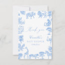 Search for safari animals thank you cards Chinoiserie