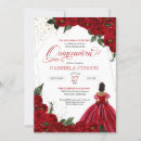 Search for red white quinceanera invitations Roses