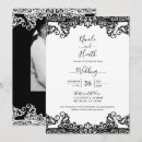 Search for black lace wedding invitations Elegant