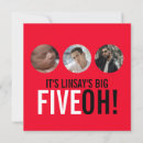 Search for red and black 50th birthday invitations Fiftieth