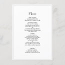 Search for minimalist wedding menus Dinner