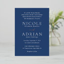 Search for royal blue and gold wedding invitations Classic