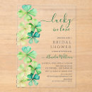 Search for clover bridal shower invitations Four leaf clover