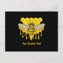 Search for pollinators postcards Honey