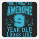 Search for 9 year old stickers Boy