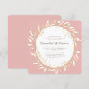 Search for pink confirmation invitations Botanical