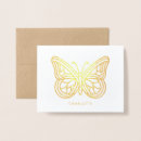 Search for butterfly note cards Minimalist