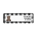 Search for black bear return address labels Woodland
