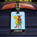 Search for bert and ernie luggage tags Big bird