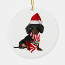 Search for dachshund christmas tree decorations Xmas
