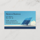 Search for clean energy business cards Solar panel