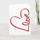 Search for word love postcards Red