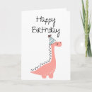 Search for funny dinosaur birthday cards Colourful