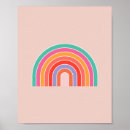 Search for rainbow colours posters Boho