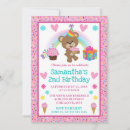 Search for rainbow cake birthday invitations Girly