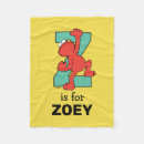 Search for alphabet z blankets Sesame street