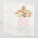Search for animal baby girl shower invitations Forest
