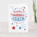 Search for baseball coach thank you cards Blue