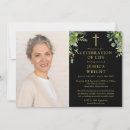 Search for modern christian funeral invitations Remembrance