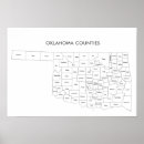 Search for oklahoma state map posters Counties