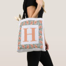 Search for floral wreath tote bags Girly