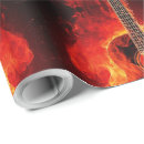 Search for rock band wrapping paper Guitar