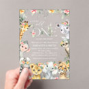 Search for cheetah baby shower invitations Wild one