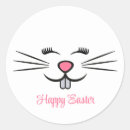 Search for bunny face stickers Easter