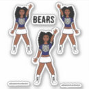 Search for grey bear stickers Blue