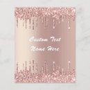 Search for rose gold flyers Glitter