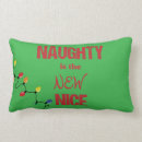 Search for naughty or nice cushions Humour