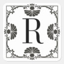 Search for initial letter r stickers White