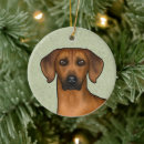 Search for rhodesian ridgeback christmas tree decorations Cute