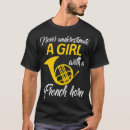 Search for french horn tshirts Funny