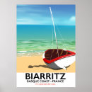 Search for biarritz posters Beach