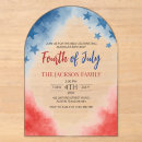 Search for modern 4th of july invitations Watercolor