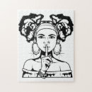 Search for black woman puzzles Melanin