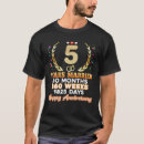 Search for 5th anniversary tshirts Husband