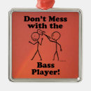 Search for bass guitar christmas tree decorations Bassist