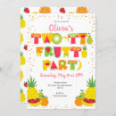 Search for tutti frutti 2nd birthday invitations Lemon