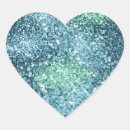 Search for teal glitter stickers Aqua