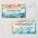 Search for beach business cards Girly