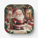 Search for santa claus paper plates Modern