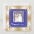 Search for royal blue flowers wedding invitations Luxury