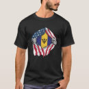 Search for barbados flag tshirts Barbadian