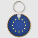 Search for european union flag key rings National