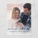 Search for engagement announcements postcards Typography
